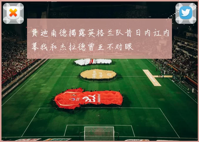 费迪南德揭露英格兰队昔日内讧内幕我和杰拉德曾互不对眼